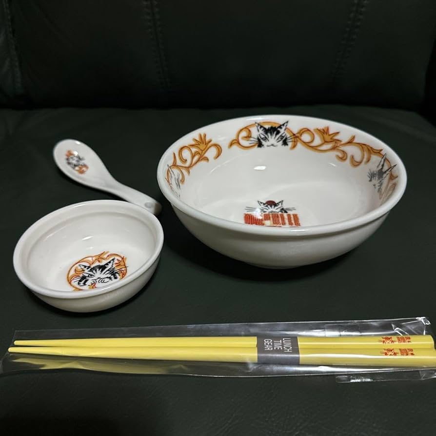 Amazon.co.jp: わちふぃーるど ダヤン 中華 食器セット : おもちゃ