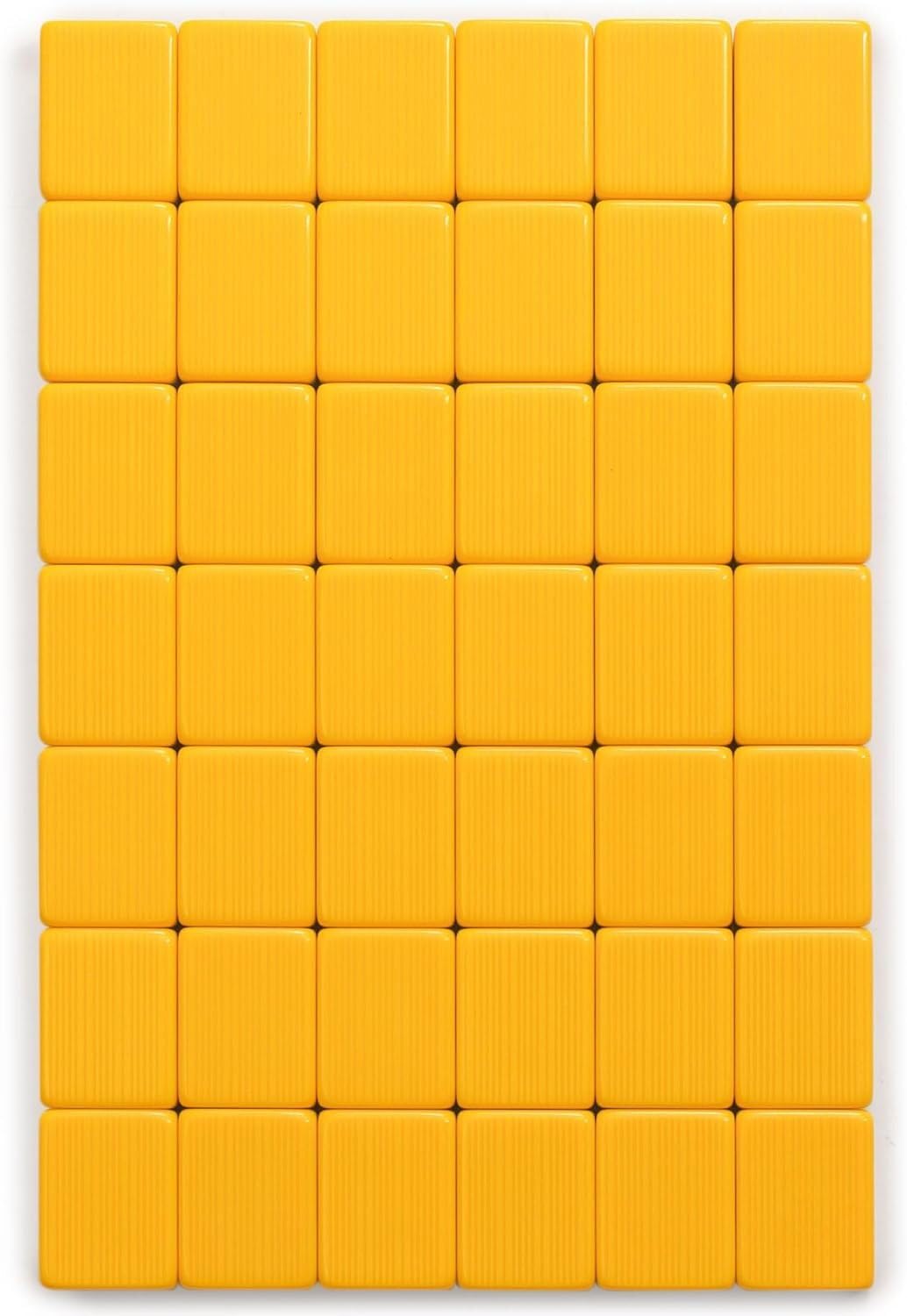 Pack de Jeux Coffret de Jeu de Mahjong Chinois Professionnel, 144 tuiles de Mahjong, Jeux de société de Voyage(Giallo)
