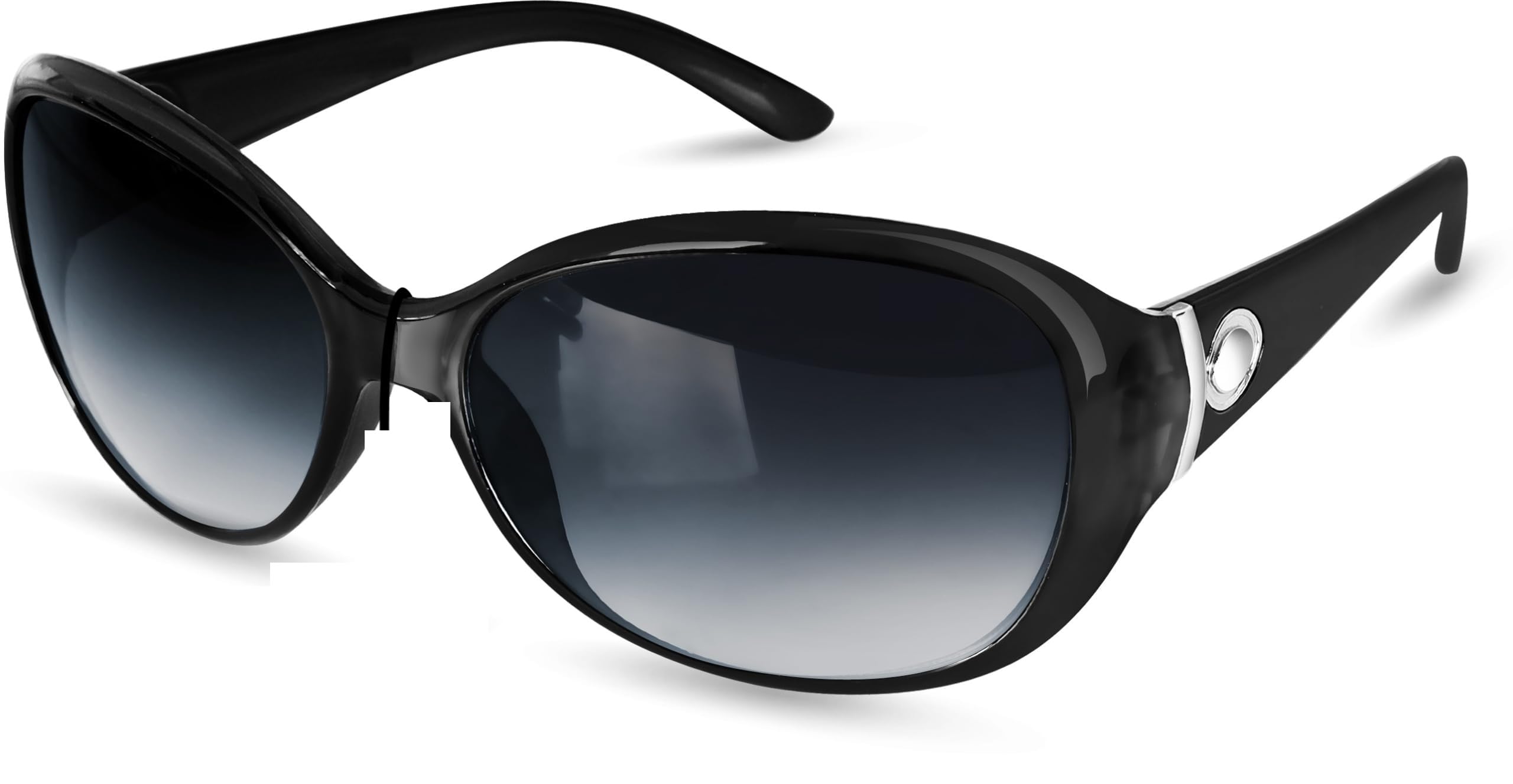 Oval Sunglasses For Women Black-picture-45