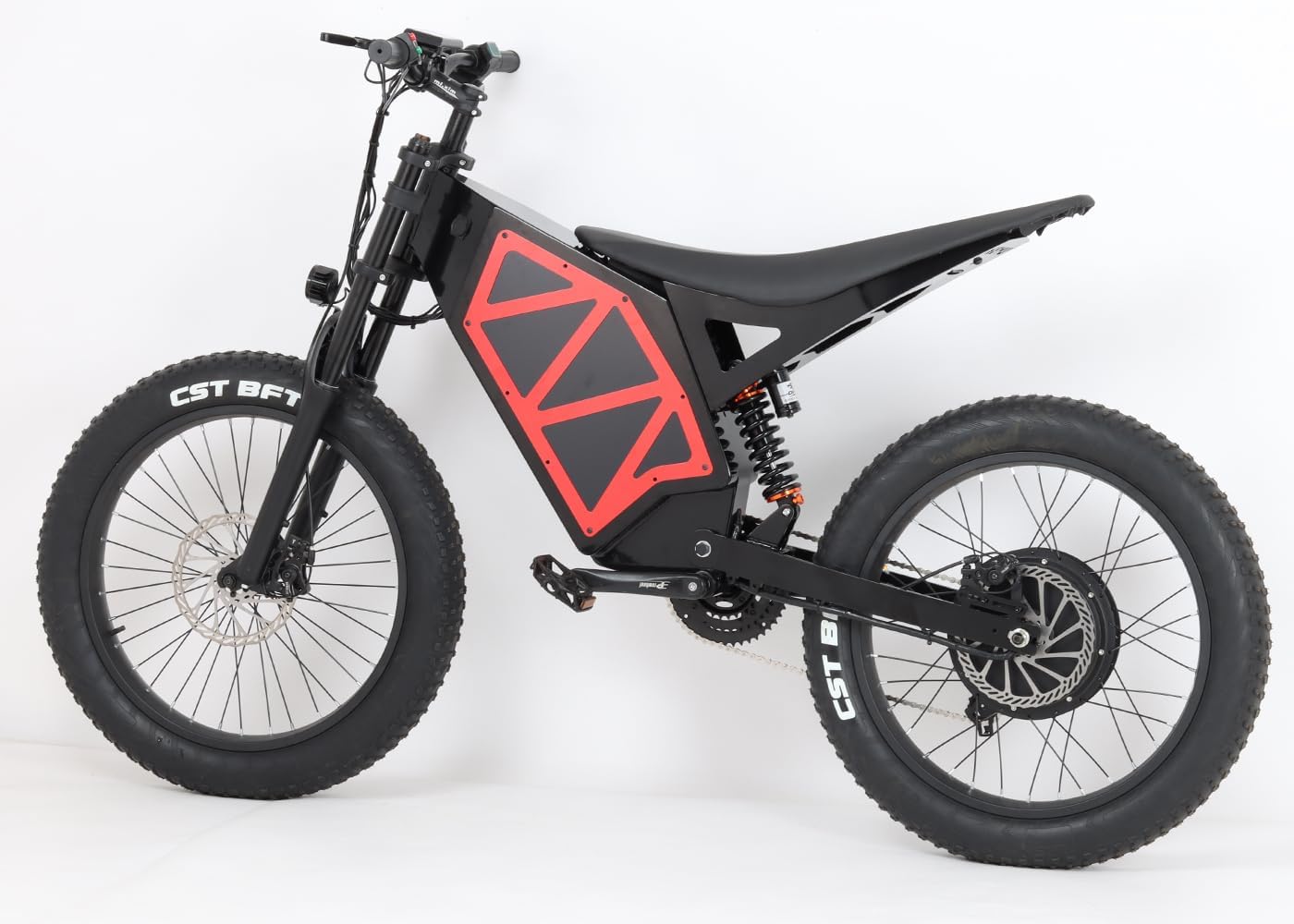 KEYU F7 Step Through Carbon Mountain Fat electrick Bicycle Dirt Full Suspension Strong Enduro Stealth Bomber Electric Bicycle Bike Ebike Frame