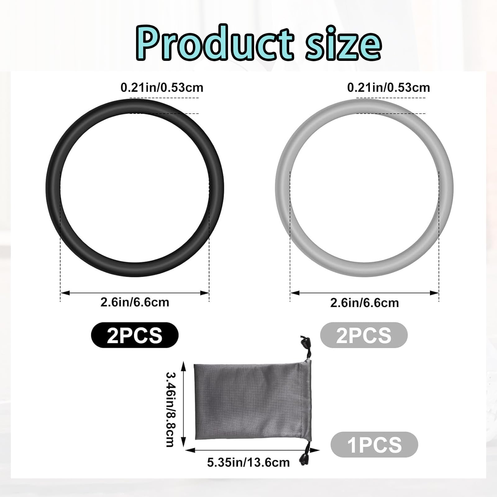 4 Pezzi Cinghia di Supporto per Tendine Rotuleo in Silicone Fascia Ginocchio a 360° Ginocchiera Flessibile Patellare per Stabilizzazione Durante Corsa Basket e Sport Uomo e Donna