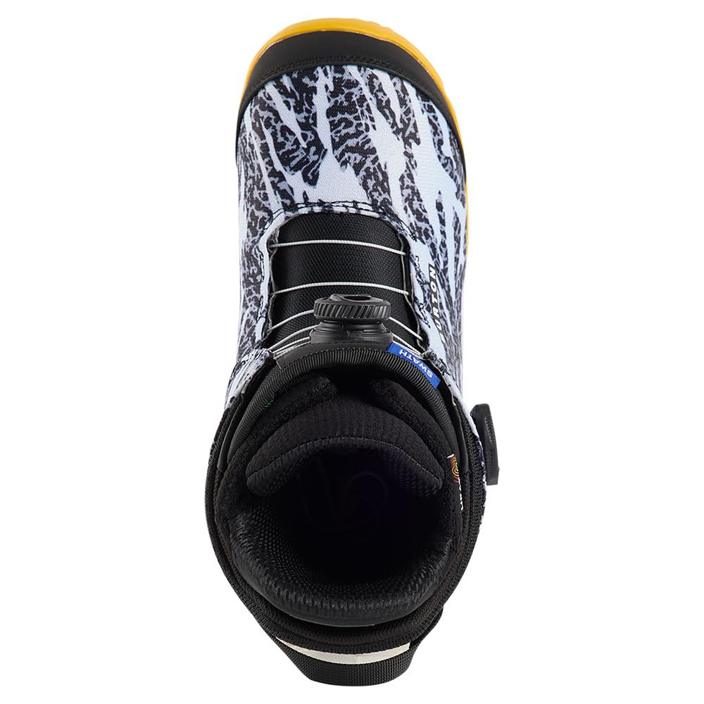 Burton - Stivali da Snowboard Swath Boa Zebra Goldenrod Uomo - Uomo - Giallo