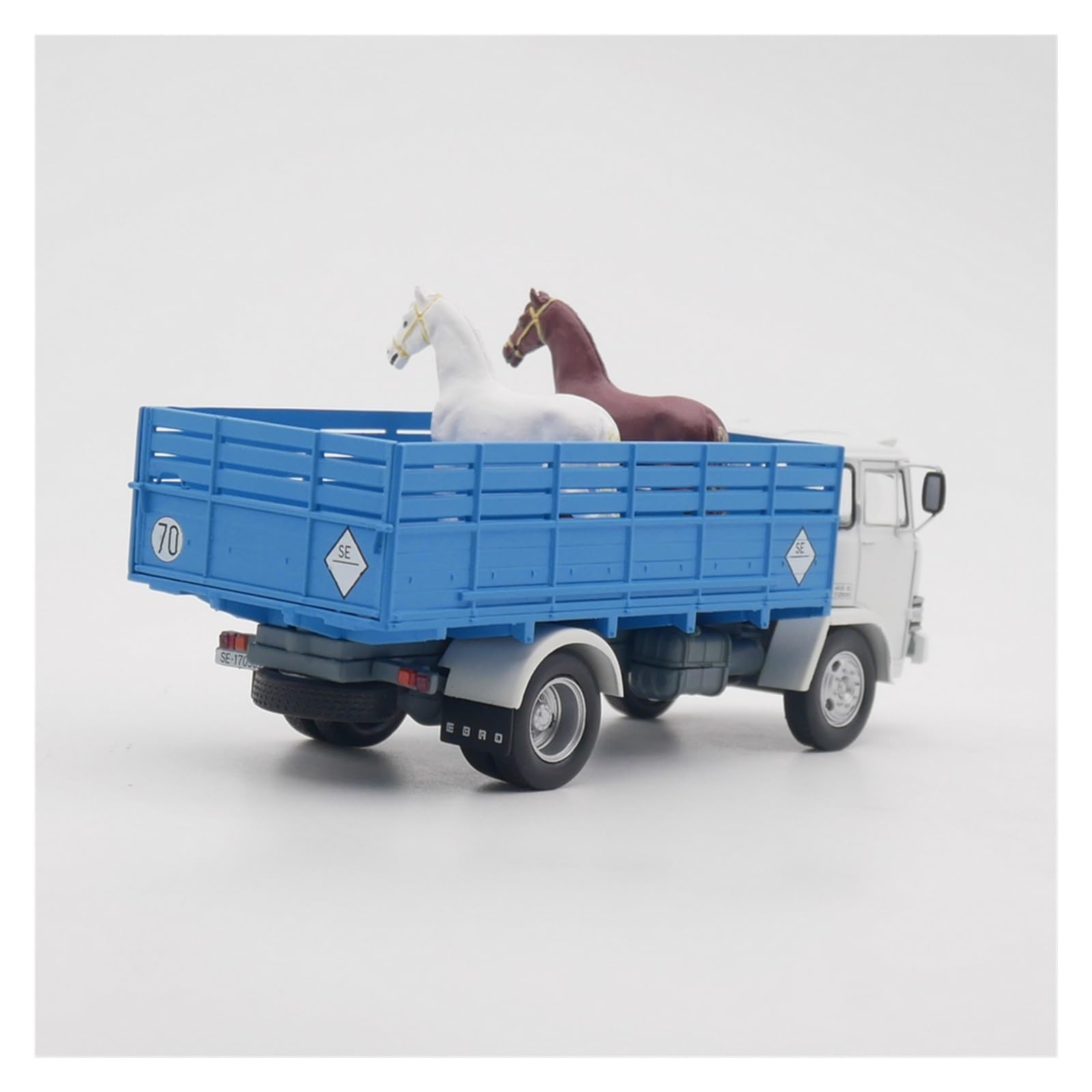 1 43 Per D-700 Ebro Horse Truck Modello Di Auto In Lega Giocattolo In Miniatura Hobby Da Collezione Blu