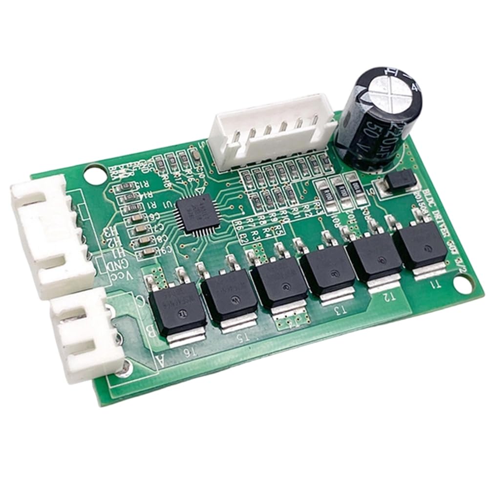Jnchdghwa As Shown Pwm Port Enabled 8.5V-26V Universal Brushless Motor Driver, Supports/Stop Control, Forwards/Reverses Operation, 12V And 24V Power Supply Options