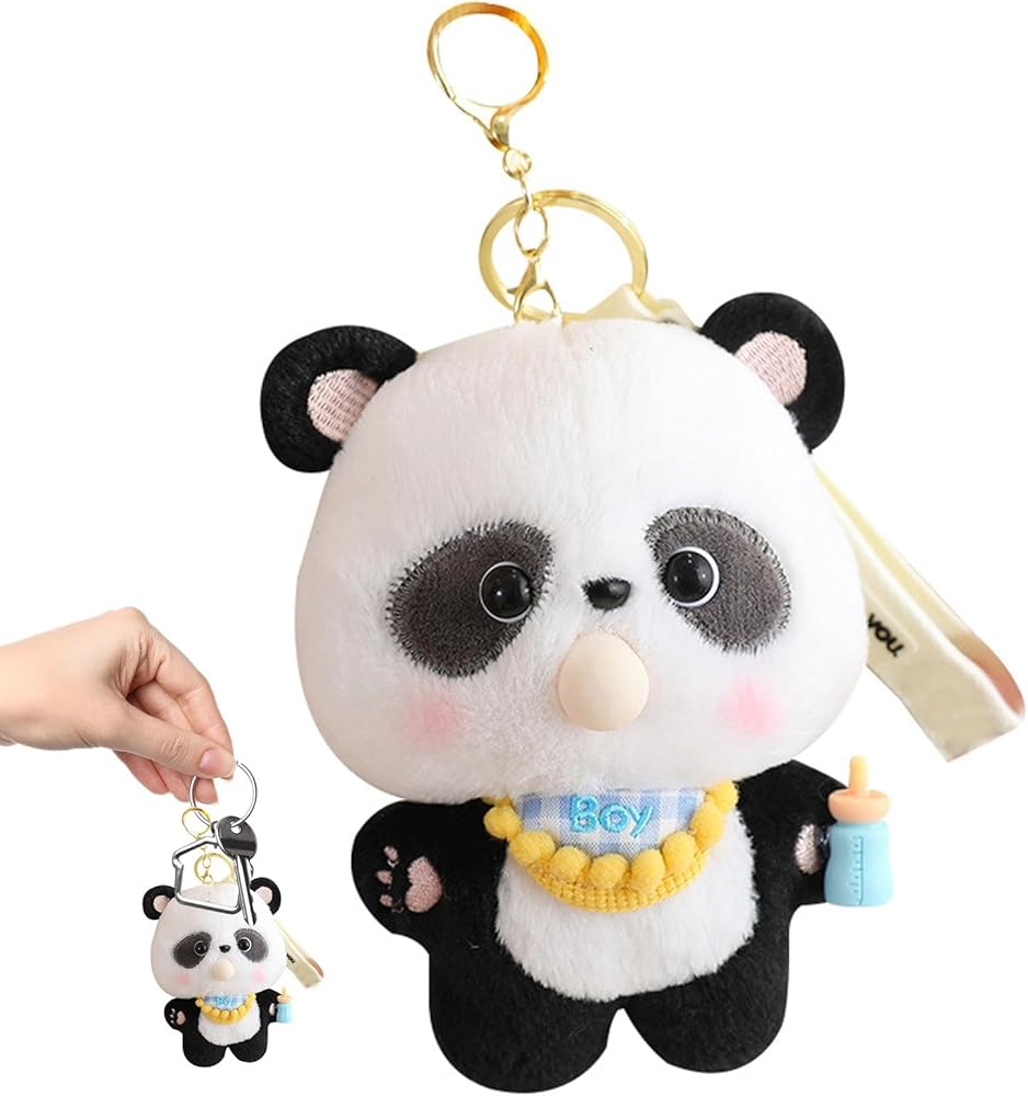 Amazon.co.jp: [Aoyitaf] パンダぬいぐるみキーホルダー、動物