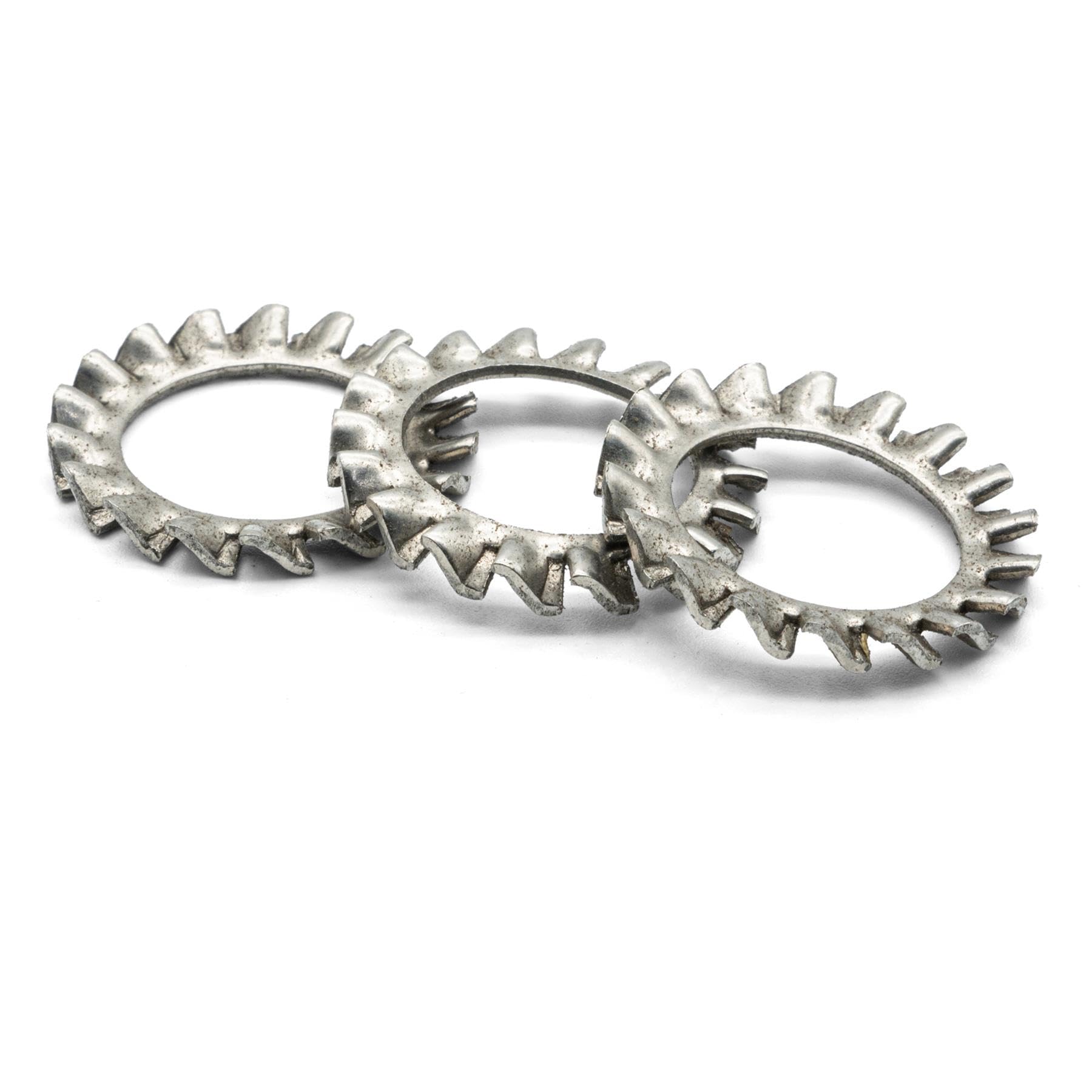 Hippo Hardware M20 (20mm) External Toothed Shakeproof Lock Washers Serrated Tooth Form A A2 Stainless Steel DIN6798 (Pack of 50)