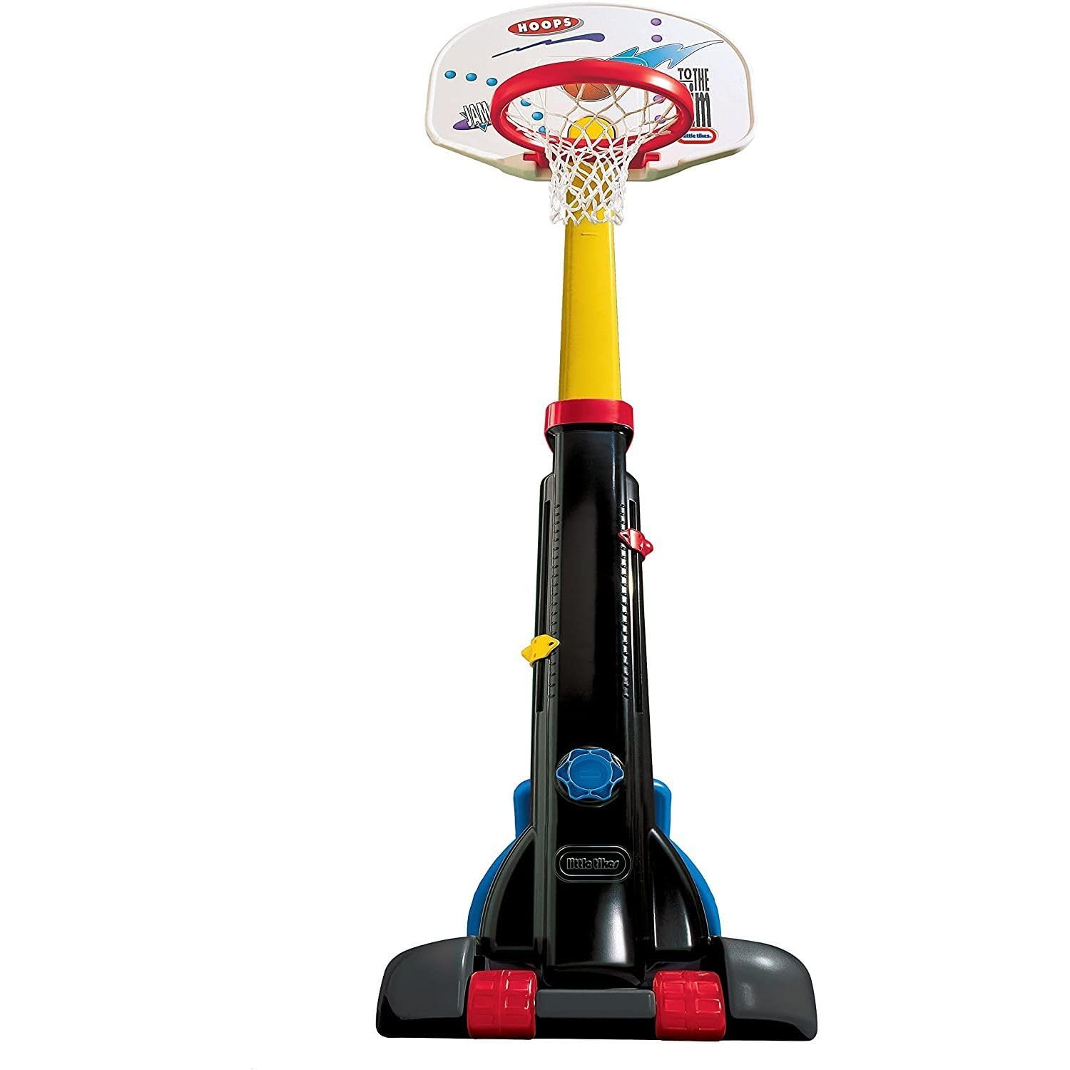 Little Tikes Easy Store Set da basket - Divertimento estivo all'aperto - Altezza regolabile - Gioco attivo - Include un pallone. Età: dai 12 mesi ai 6 anni in su- Grande