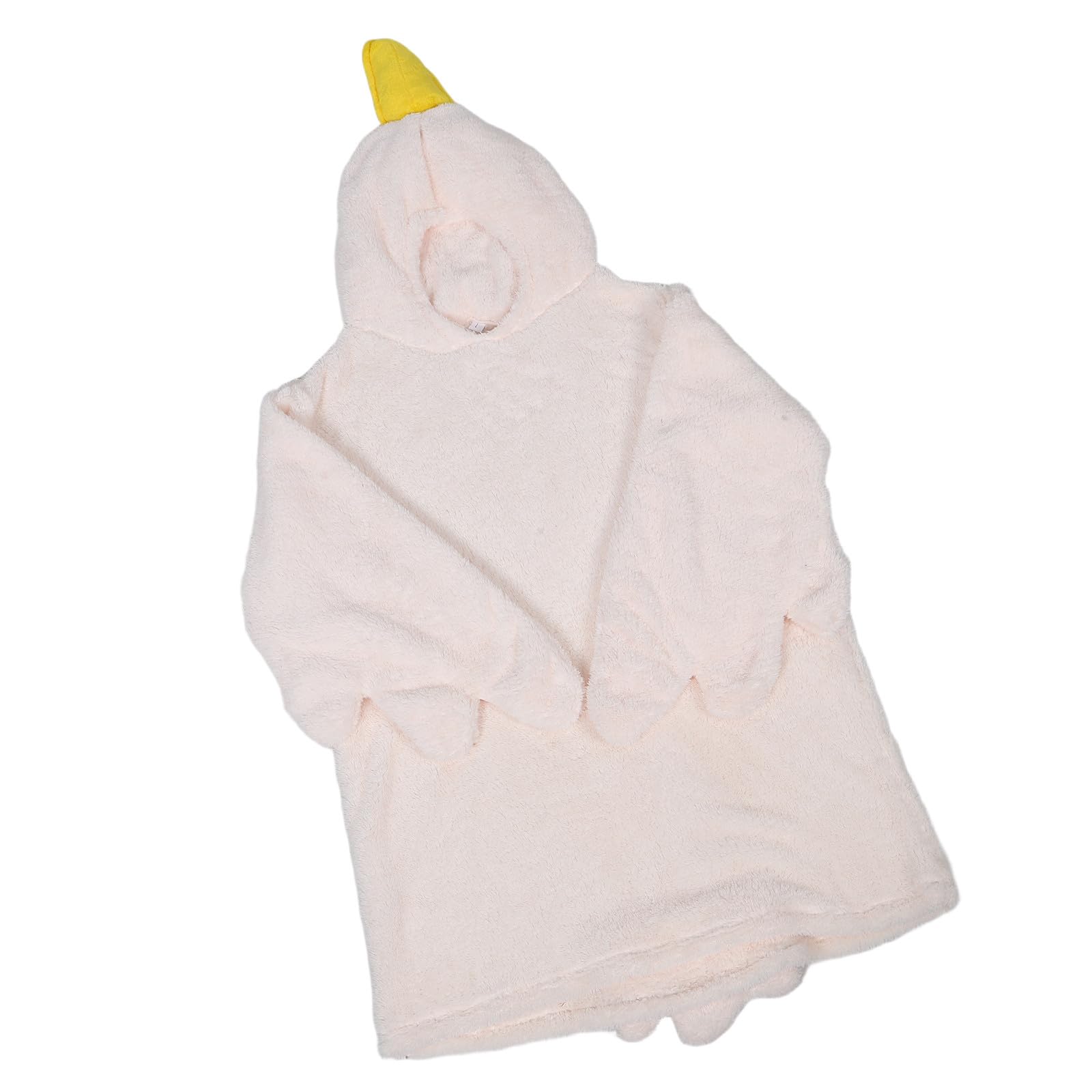 Pigiama Intero Ultra Morbido e Facile da Indossare con Design a Oca in Flanella Bianca per Relax e Sonno Invernale delle Donne