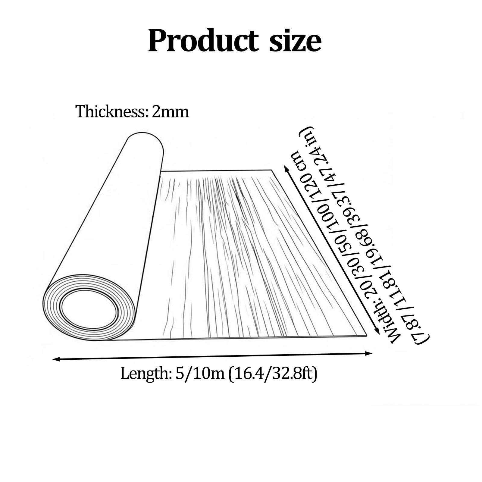 Membrana impermeabilizante autoadhesiva, cinta de reparación impermeabilizante bituminosa, rollo protector de subcubierta para techos de 2 mm de espesor(L-5m,W-20cm)