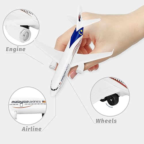 Miniatura 2 de Modelo Aviones Malasia Modelo Avión Avión Avión Modelo de Avión para Colección y Regalos