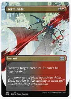 Magic - Terminate (389) Borderless Uncommon Non-Foil - Double Masters 2022
