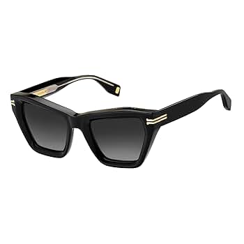 Amazon.com: Marc Jacobs MJ 1001/S Black/Grey Shaded 51/21
