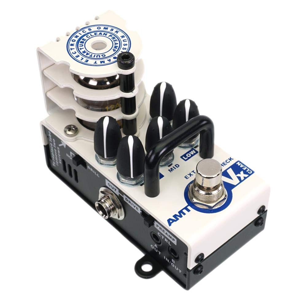 AMT Bricks Vx-Clean - Preamplificador de guitarra tubular de 1 canal (VOX AC30 Emulate)
