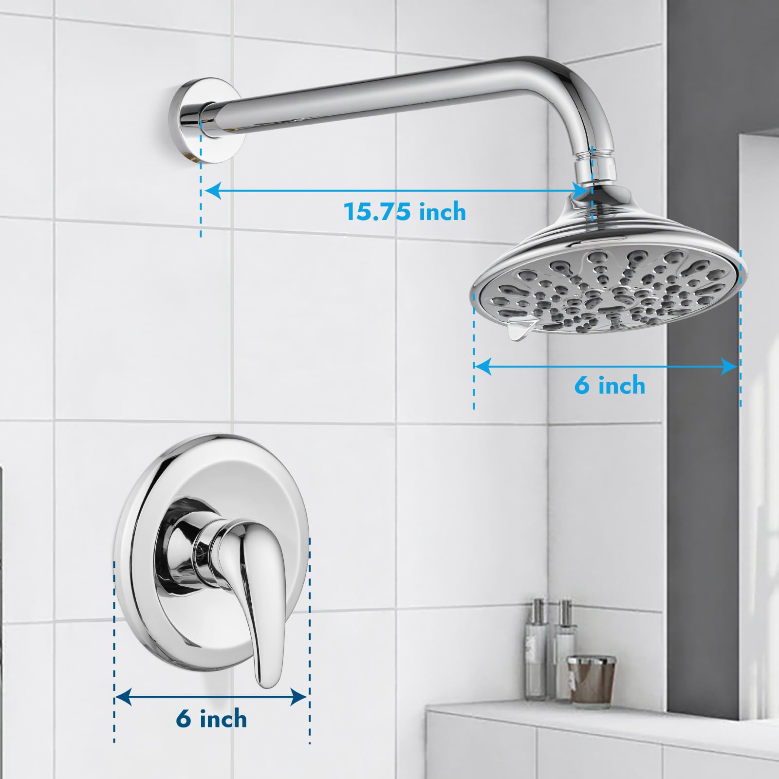 Juego De Grifería Para Ducha Y Bañera Con Equilibrio De Presión En Oro Cepillado Con Caño Para Bañera - Faucet Direct Sales