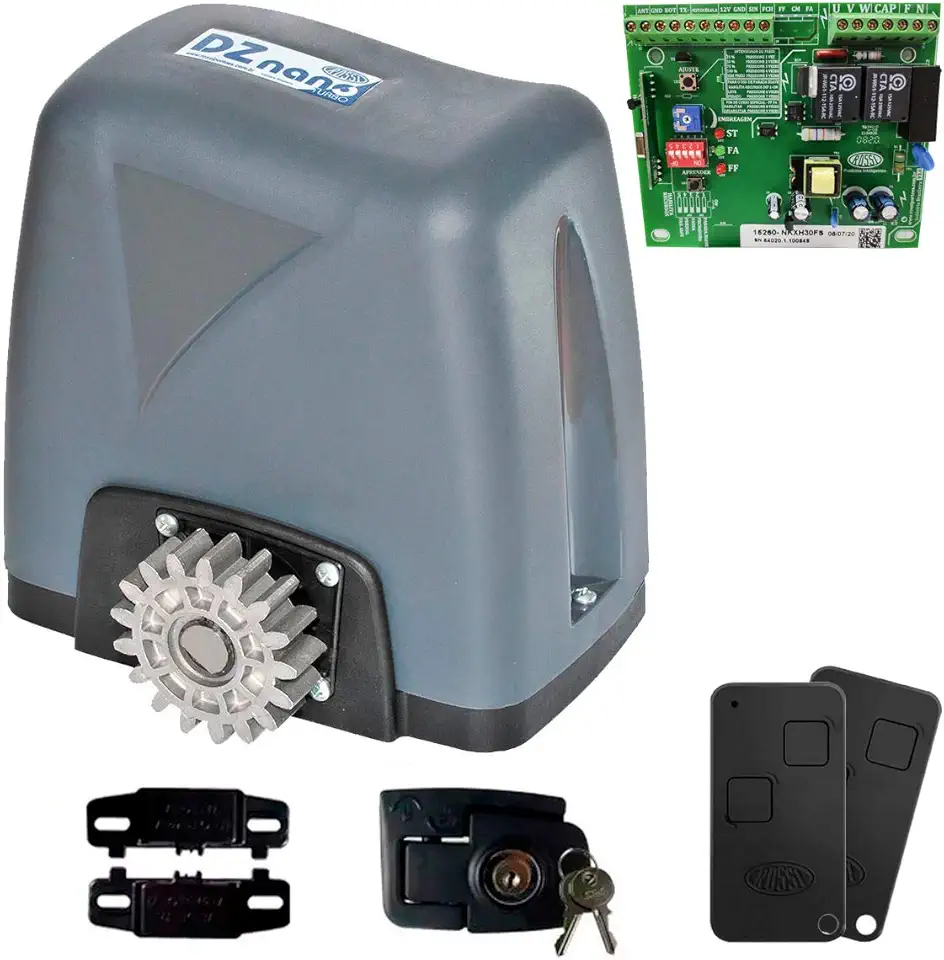 Motor Para Portão Eletrônico Dz Nano 36 Turbo 600kg 1/4 HP Rossi - Sem cremalheiras (127)