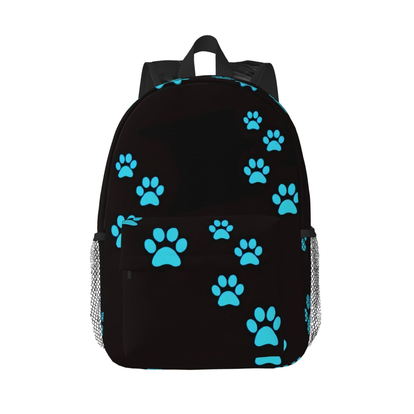 Rmqsyhfz Cute Cat & Dog Paw Print Laptop Backpack for Women Men Backpack Travel Bag Casual Daypack