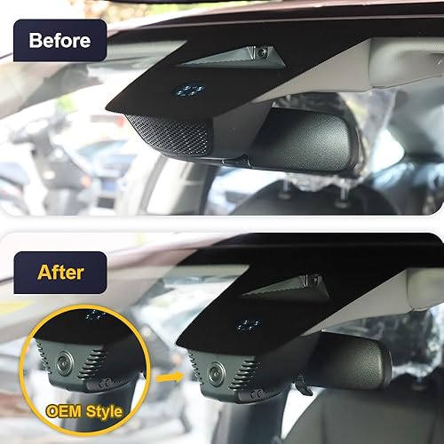 Miniatura 3 de Fitcamx Cámara de tablero delantera 2160P+trasera 1080P para Honda Accord 2023-2025 Hybrid EX LX Sport Touring EX-L (Gen11), estilo OEM, video HD