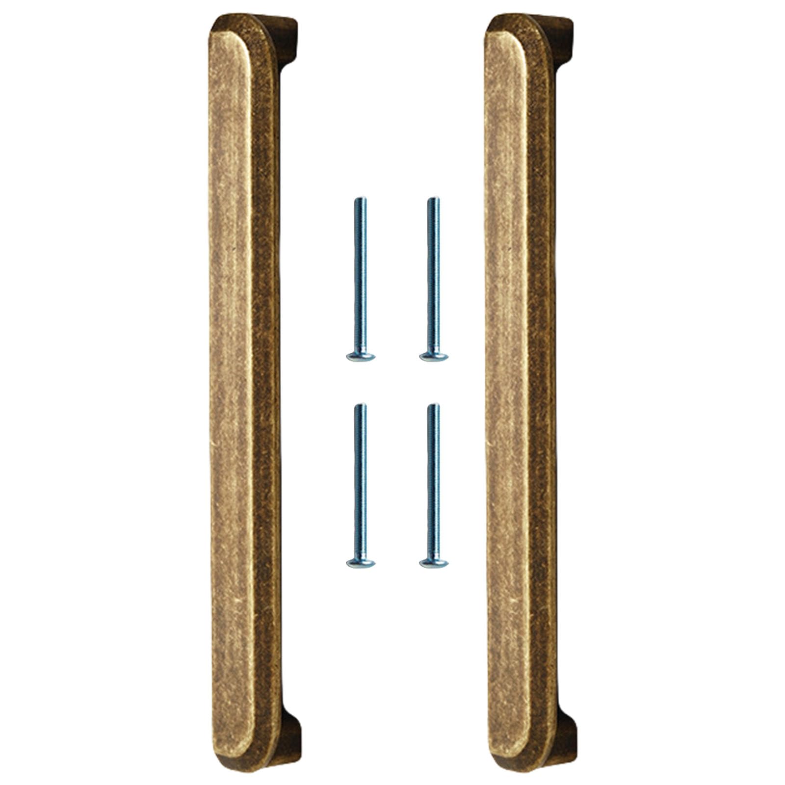 2pcs Vintages Bronze Cupboard Handles Sturdy Zines Alloy for Unique Home Decoration and Interior Designs Enthusiasts Vintages Cabinets Handle