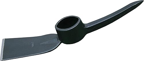 FITOOL Púa de mattock forjada resistente, cabeza de pico poderosa, azada Mattock Pick 2.5LB