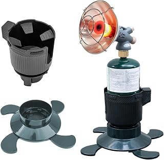 propane 2-in-1 golf cart heater, with igniter and cylinder base, portable golf cart accessories for outdoor use, suitable for most golf carts EZGO, Club Car and Yamaha(Fuel not inculded)