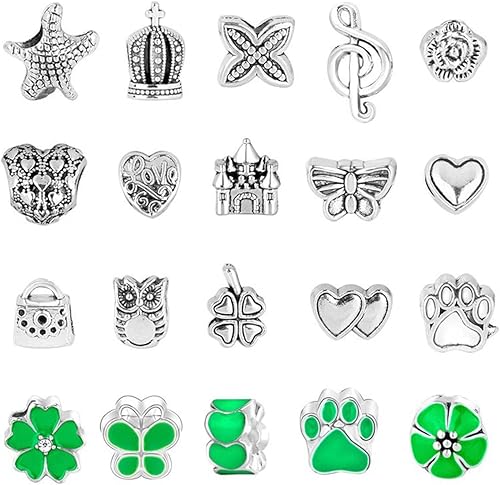 Miniatura 3 de Kit de fabricación de pulseras con dijes para niñas, Leprsry Unicornio Sirena, juego de regalos de manualidades, kit de pulseras con dijes,