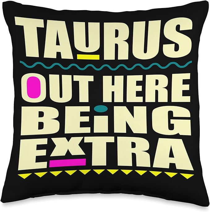 Taurus April May birthday zodiac sign Taurus's men and women Throw Pillow