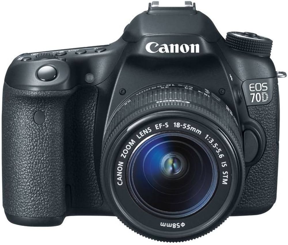 Buy Canon EOS 70D 20.2MP Digital SLR Camera (Black) with EF-S 18