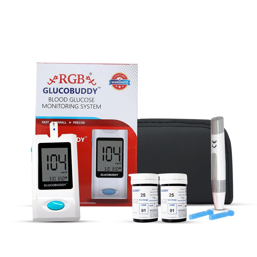 See full amazon price history chart for RGB Glucobuddy Glucometer AC 300 with 50 Glucometer Strips | RGB Sugar Testing Machine | US FDA Approved RGB Glucobuddy Glucometer AC 300 with 50 Glucometer Strips | RGB Sugar Testing Machine | US FDA Approved (B0CT3CVFWP) Amazon Price History, Amazon Price Tracker