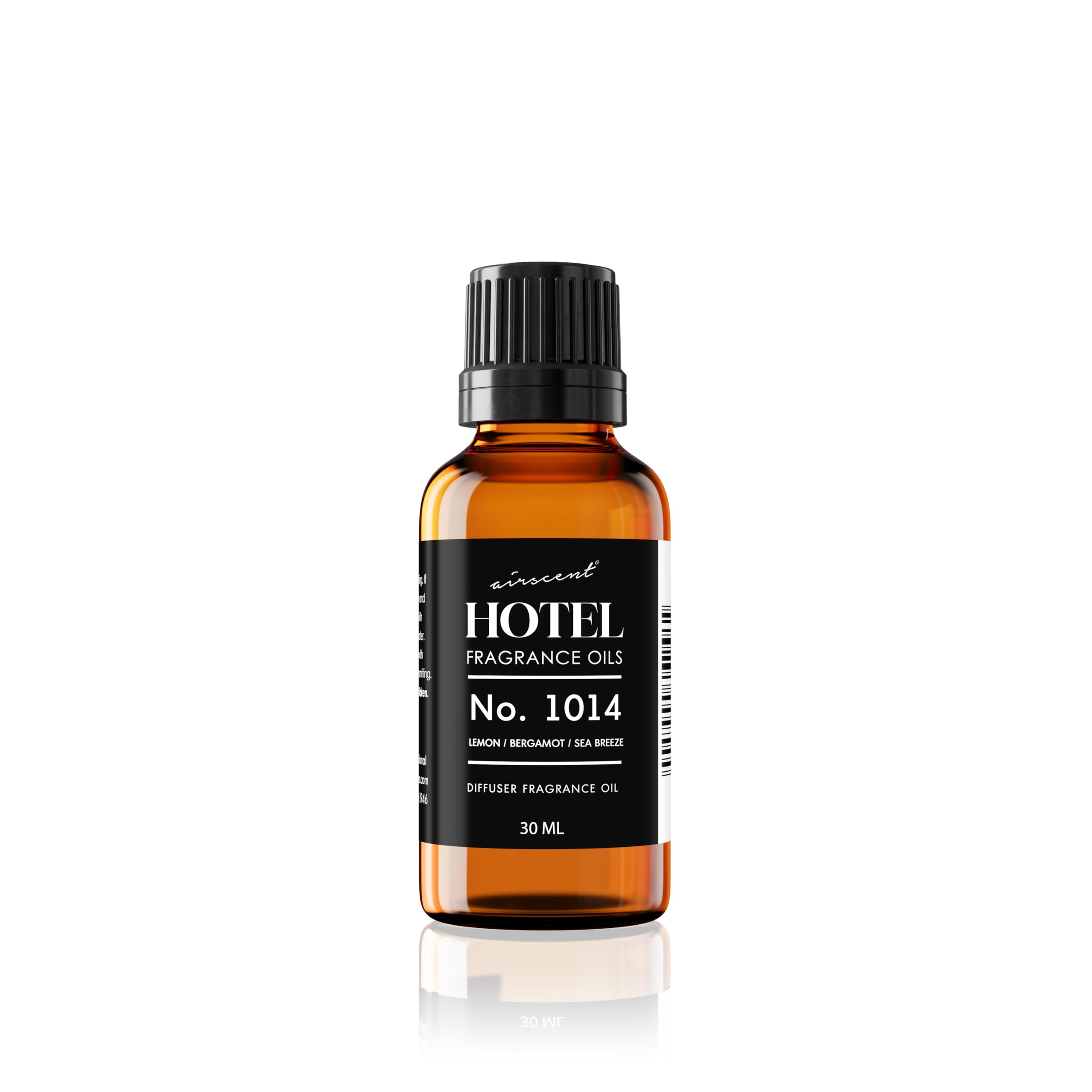 AirScent Hotel Diffuser Oil No. 1014 Inspired by The Iconic 5-Star Hotel Seaside Scent - Lemon Bergamot Sea Breeze - 30 mL, 1 fl oz - Fragrance Oil for Ultrasonic and Waterless Diffusers and Crafting