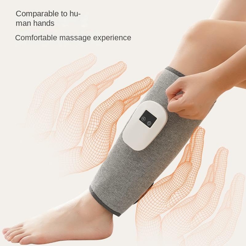 Image of JINPRIAir Compression Leg Massager with Heat - Cordless Calf for Circulation & Pain Relief Foot Therapy Machine Relaxing Men Women Shiatsu Kneading Massage (1)