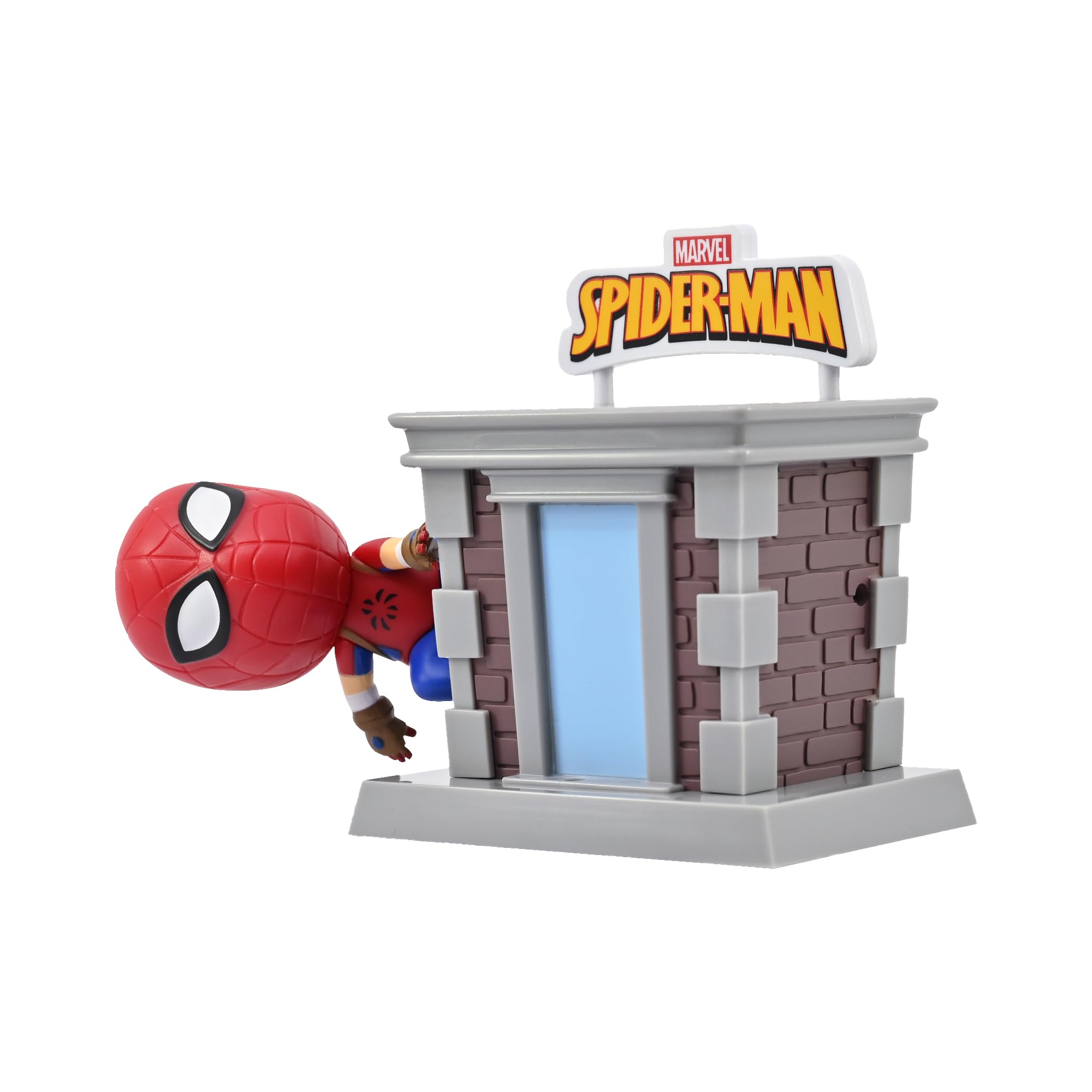 YuMe Spider-Man Clan 3.8" Mini Figure Collectable in Hero Window Box, Red and Blue, 3.8 inches (9.6 cm) - Image 2