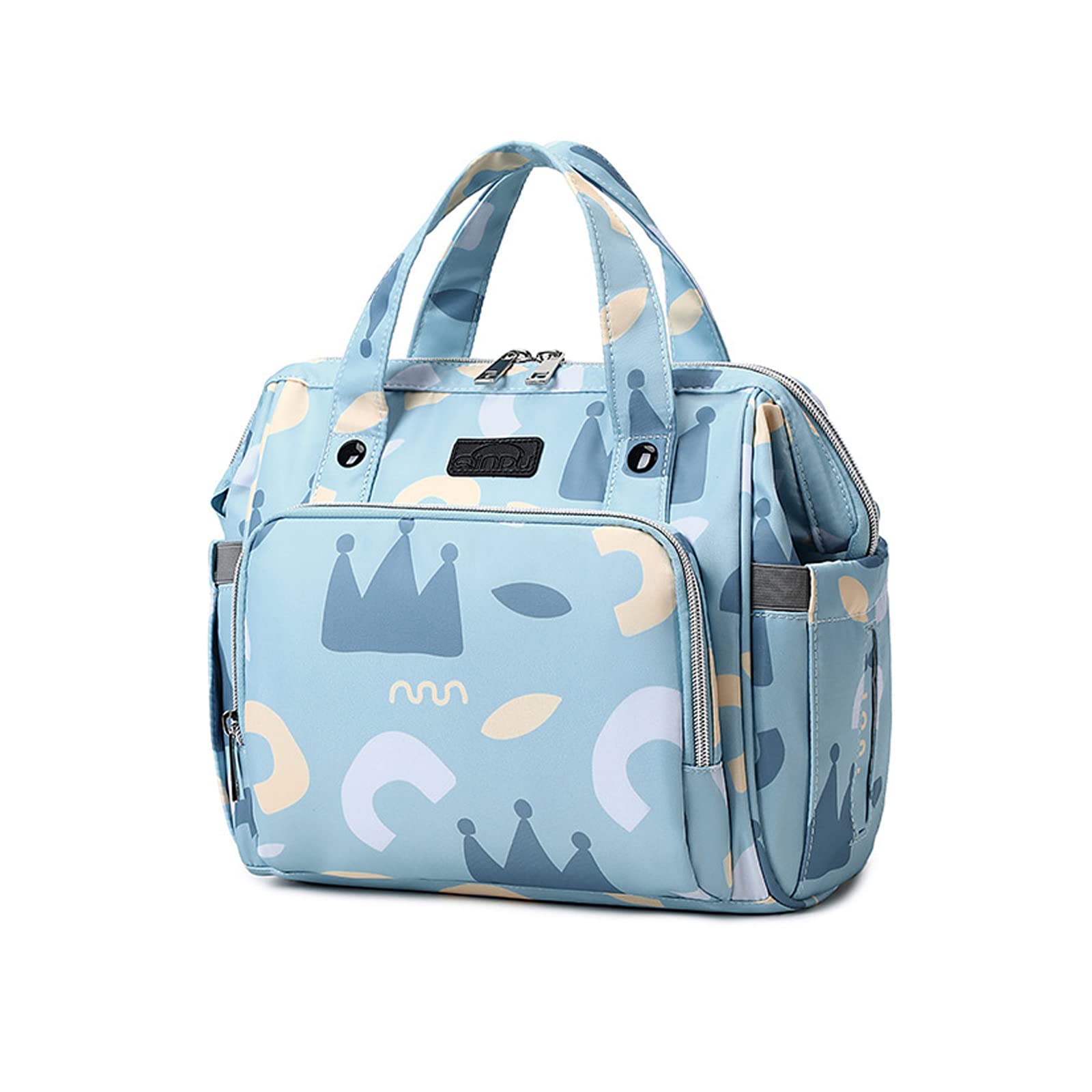 Borsa Per Passeggino Multifunzione - Grande Capacità Con Tracolla, Grigio - Foto 10