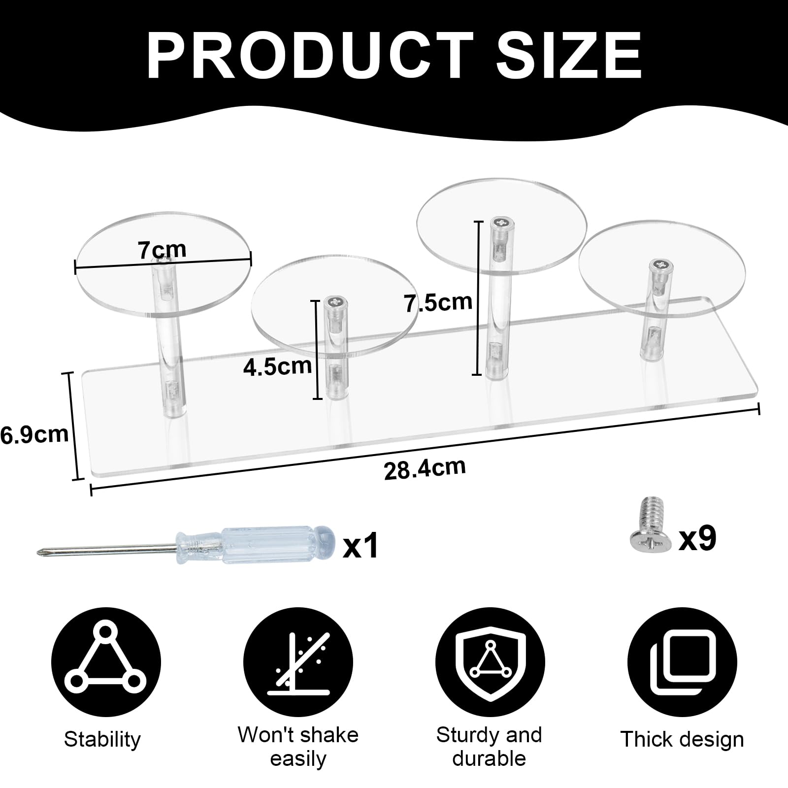 Présentoir En Acrylique Claires, Transparente Presentoir Parfum Support