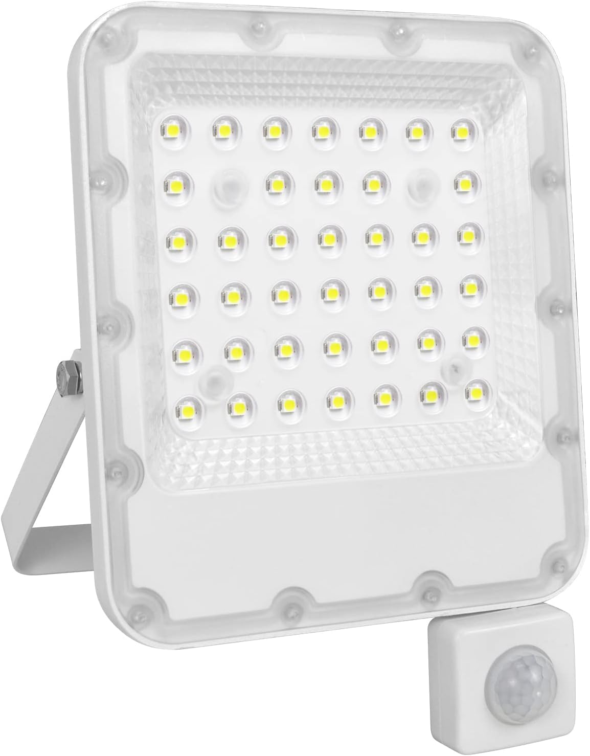 Bega Wandarmatuur met pir-sensor voor binnen- en buiten zilver 4000K - 24168AK4 kopen