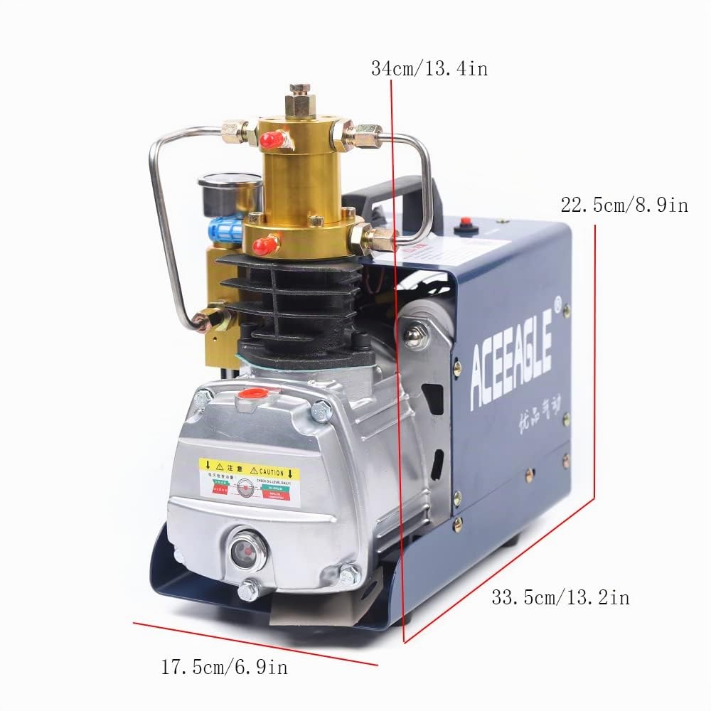 Pompe à air haute pression 220 V 300 bar 30 MPA 4500 PSI Compresseur PCP Airgun Scuba