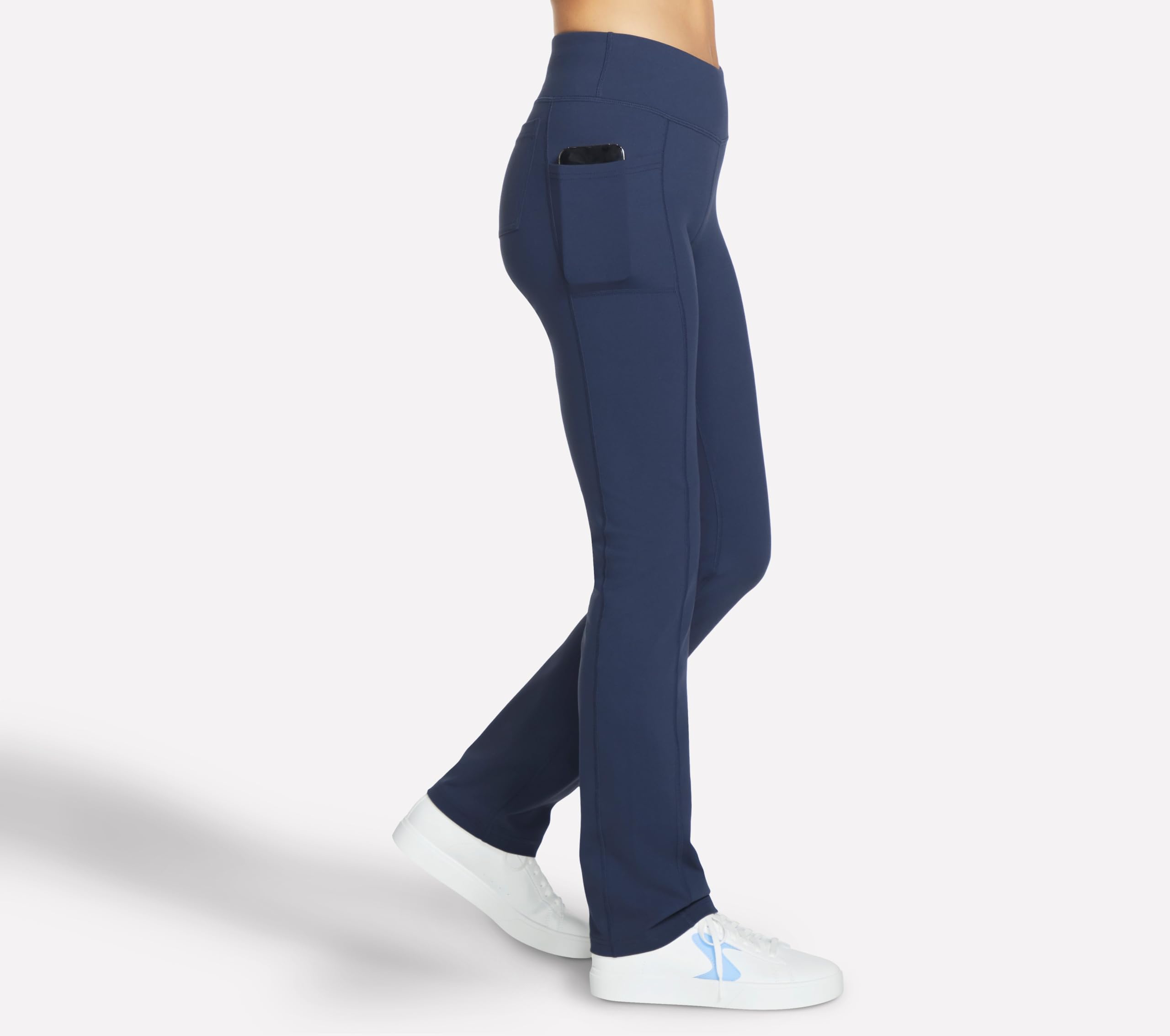 Skechers Go Walk High Waisted Pant Joy Leggings Mujer 4-Way Stretch Moisture-Wicking