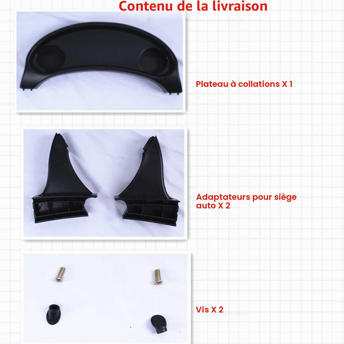 Bébé Poussettes landaus et accessoires Plateaux-repas Compatible Avec Poussette BABYZEN YOYO2 YOYO+ Plateaux à collations