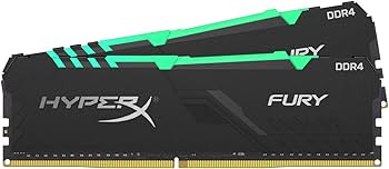 メモリー DDR4 3200MHz 16GBx2 HyperX FURY RGB CL16 Amazon | キングストン Kingston デスクトップPC用メモリ DDR4 3200MHz