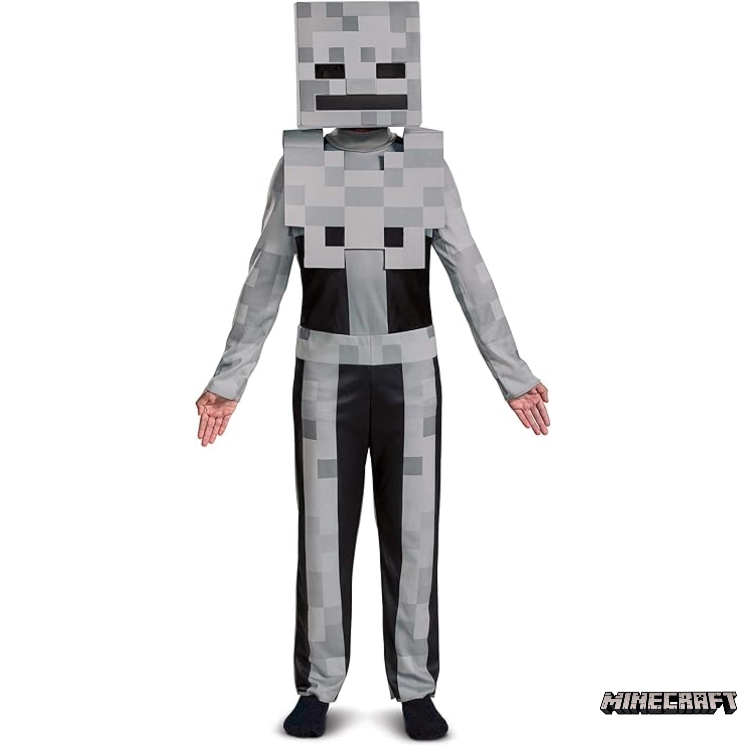 Disguise Disfraz Esqueleto Niño Minecraft Clásico para Halloween y Carnaval