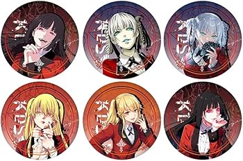 Amazon.co.jp: 賭ケグルイ 缶バッジ ブローチ バッジ 6点セット 蛇喰