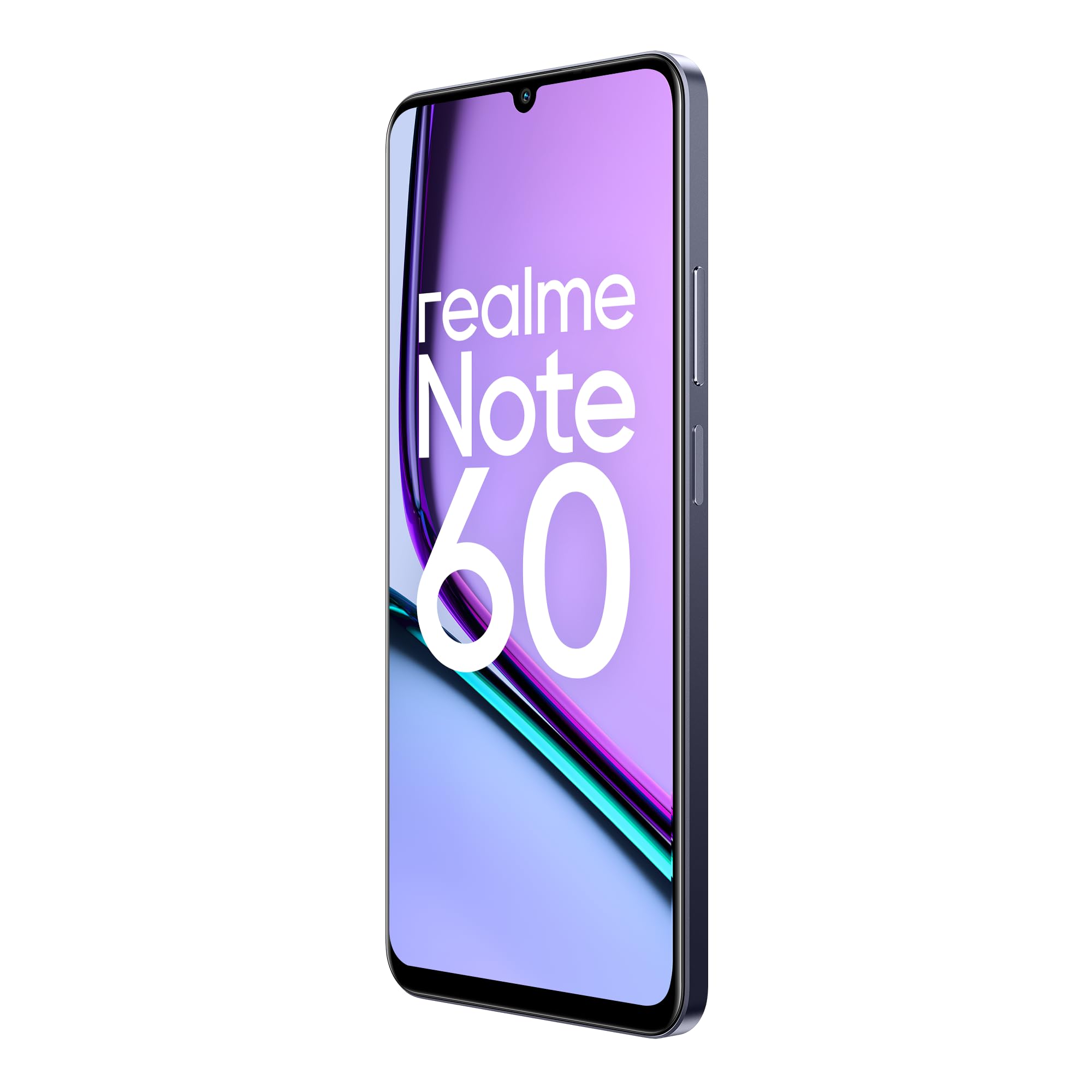 realme Note 60 Smartphone 6+128 GB, di fluidità ArmorShell di 48 mesi, fotocamera Super Clear da 32 MP, display Eye Comfort da 90 Hz, mini Capsule 2.0, batteria massiccia da 5000 mAh, nero