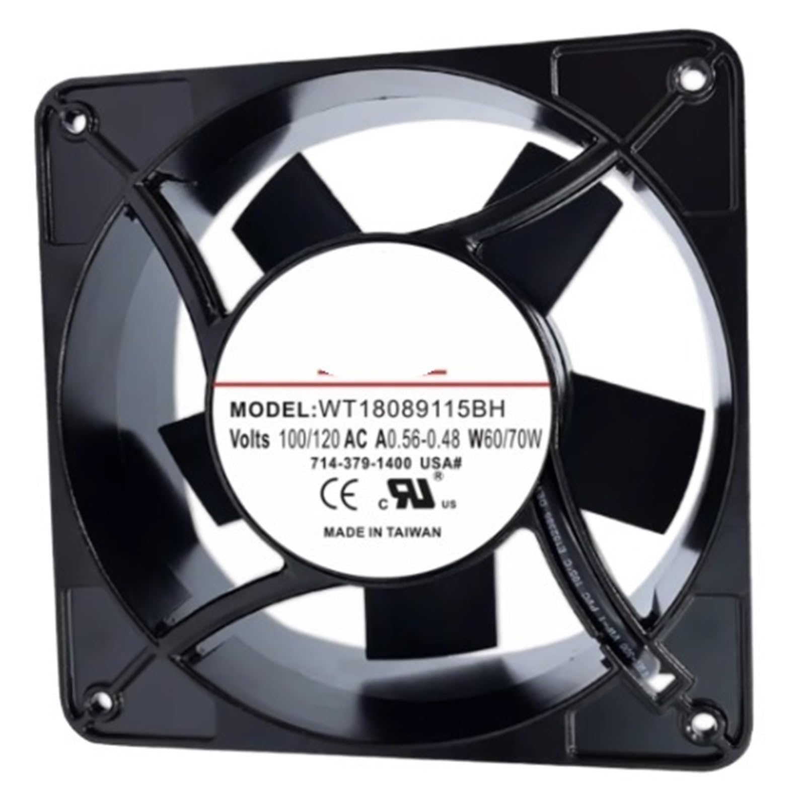ZBWZXBDJ WT18089115BH AC 100/120V 17689 17.6cm cooling fan