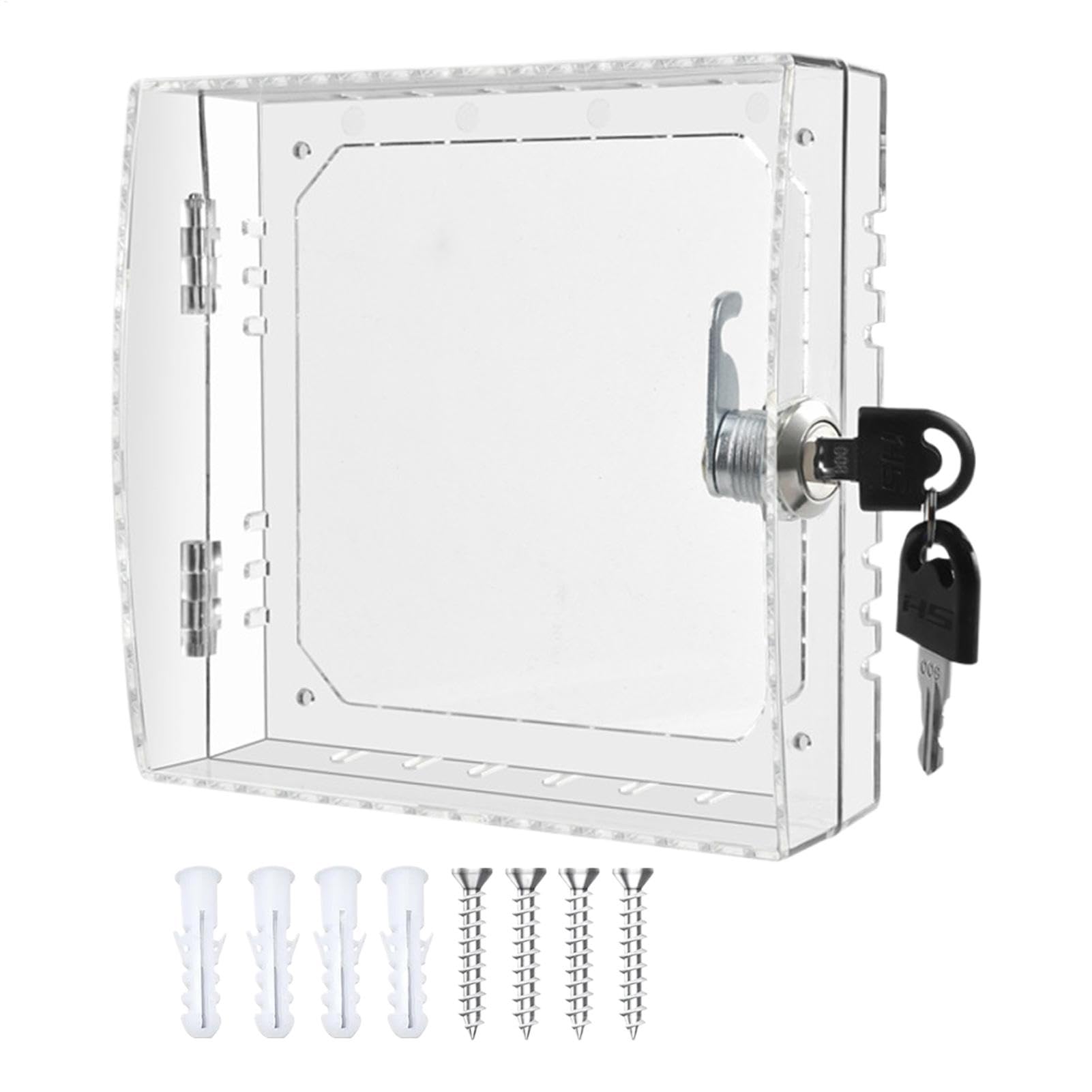Termostat Lock Box, małe pudełko z zamkiem termostatu, pudełko na termostat, pudełko termostatu montowanego na ścianie, pudełka z zamkiem błyskawicznym, pudełko na termostat, pudełko termostatu