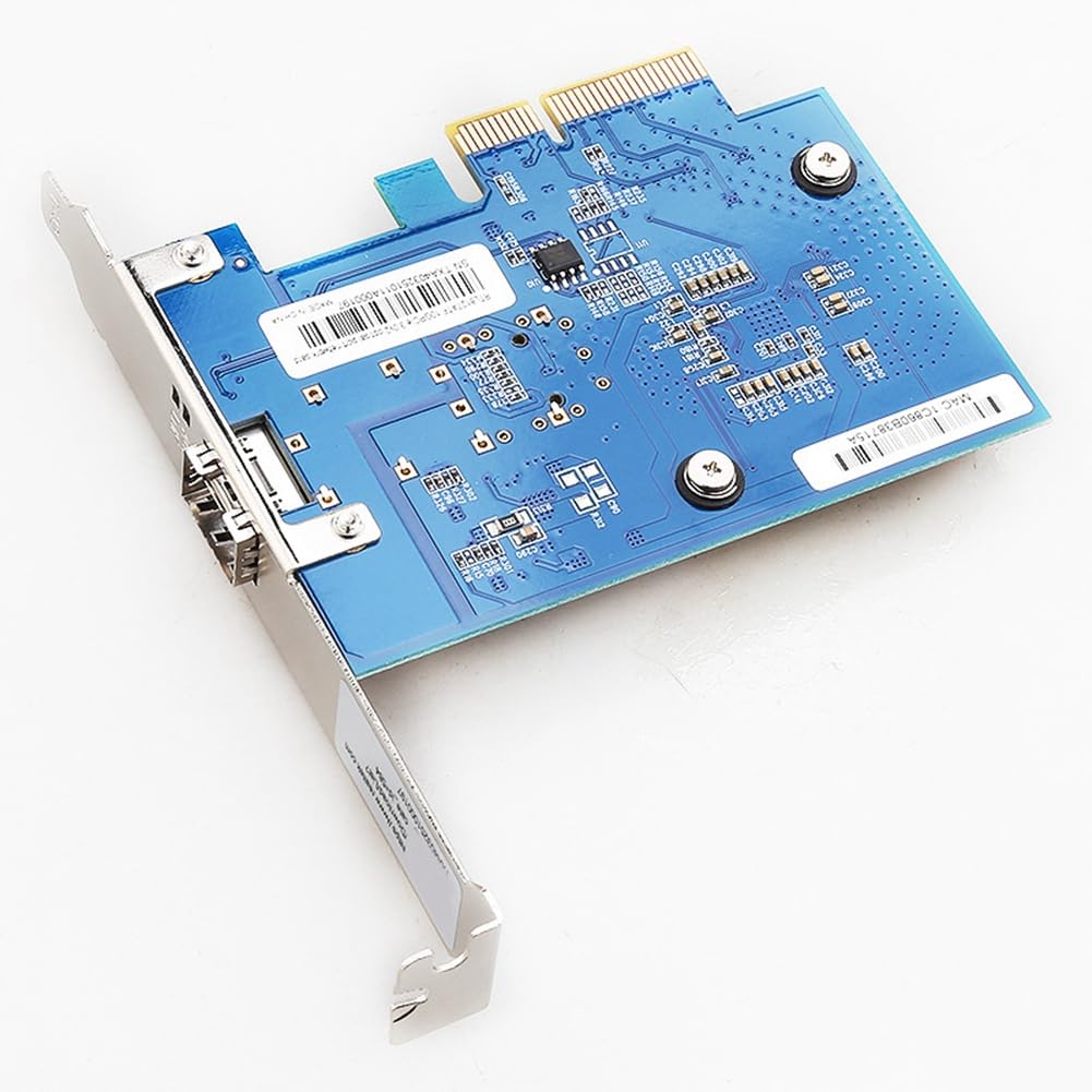 Scheda di Rete PCI-e 4.0 4X con Chip RTL8127 10G Ethernet, Adattatore di Rete + Singolo per PC, Scheda di Rete Gigabit Ethernet Express.