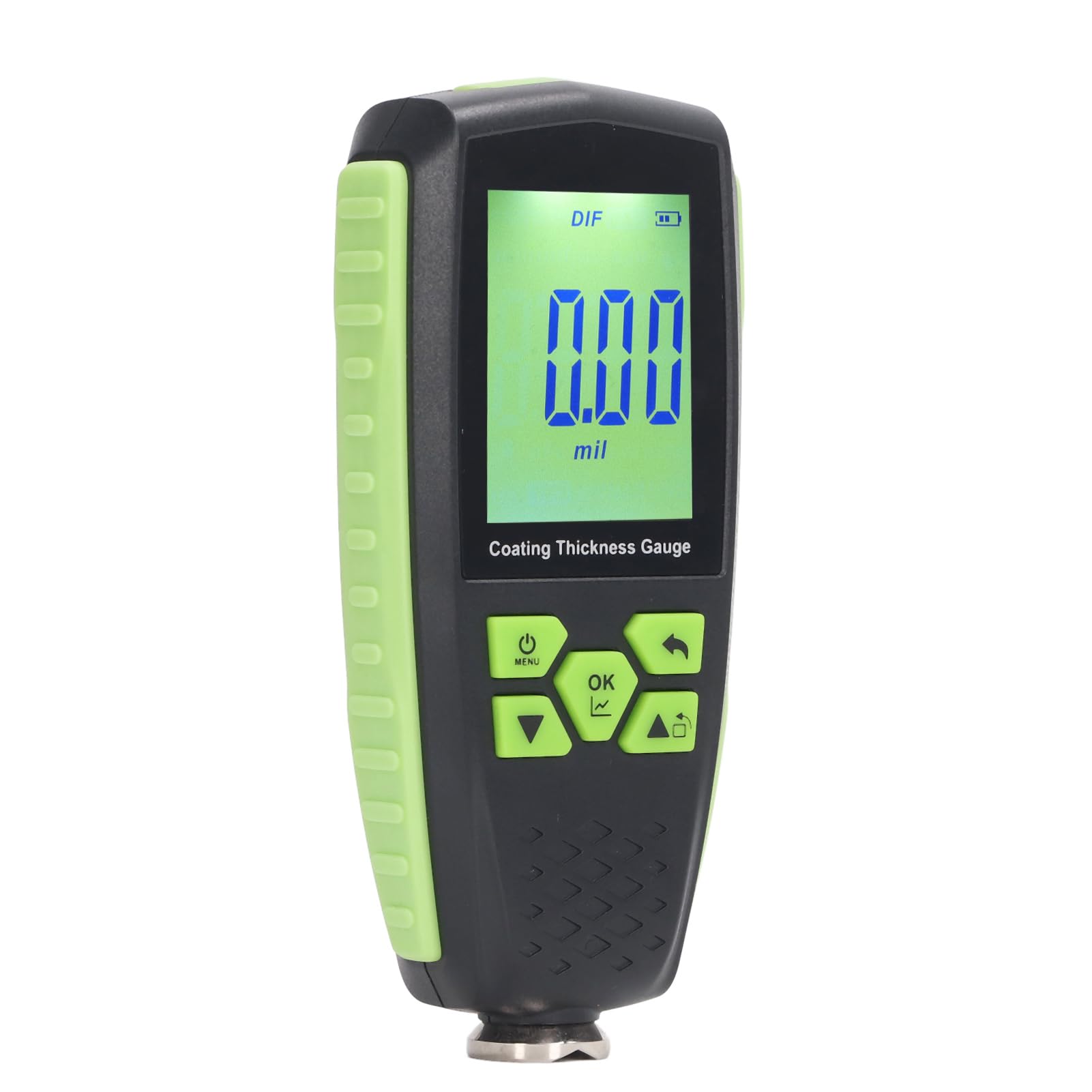 FTVOGUE Medidor de Espesor de Pintura Pantalla Digital ABS Medidor de Espesor de Revestimiento de Automóvil 0 a 1300um Sonda de Mano para Compradores de Automóviles Usados ​​Inspección de Vehículos y
