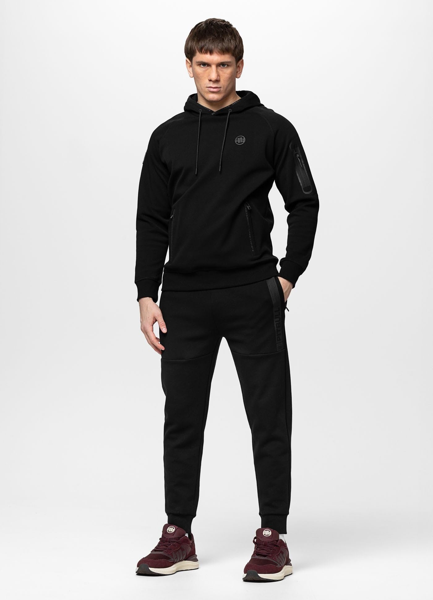 PITBULL Sudadera con Capucha para Hombre West Coast Stafford Hoodie Sweatshirt