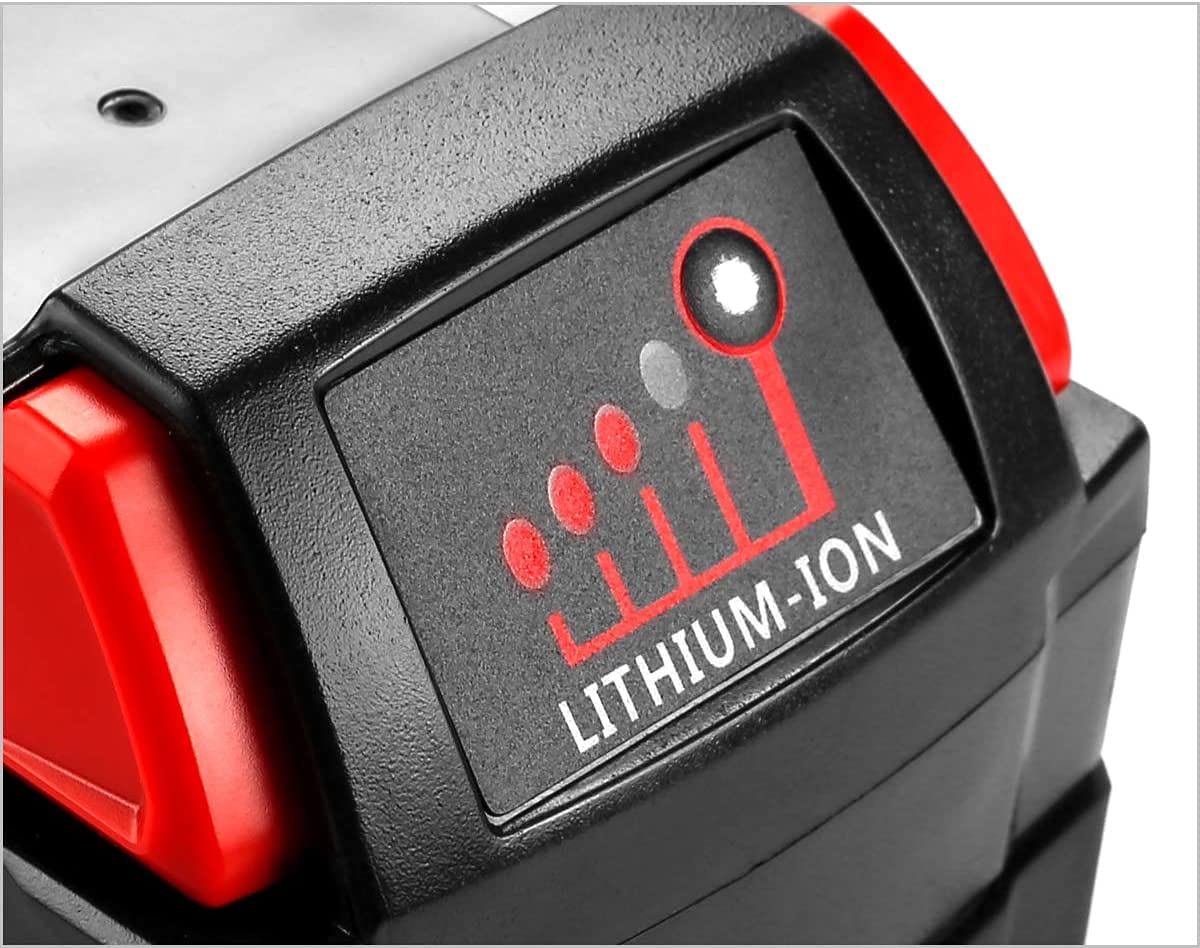 Batterie Milwaukee 18V 6000mAh + Caricabatterie - 2 Pezzi, Compatibili Con Serie M18 - Foto 12