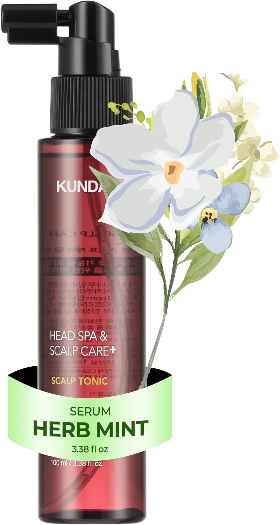 Root Enhancer Caffeine Scalp Tonic, [Herb Mint], 3.38 Fl Oz