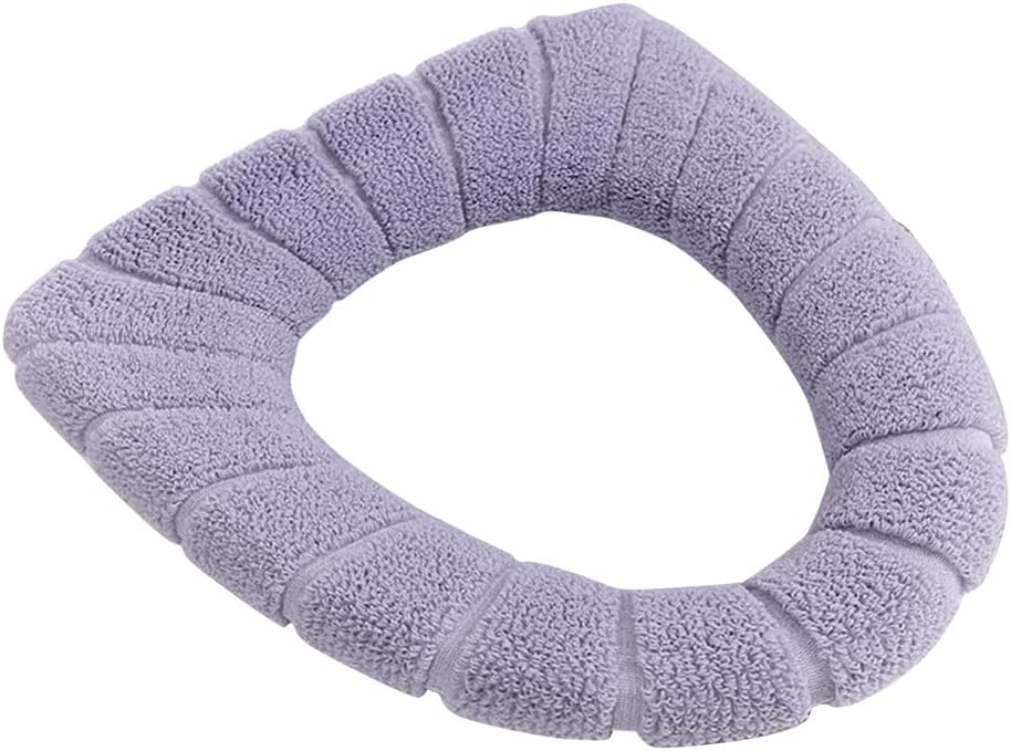 Bathroom Accessories Cushion Toilet Seat Pad - Winter Warm Stretchable Cushion Toilet Seat Pads Covers Reusable Washable Mat Pad