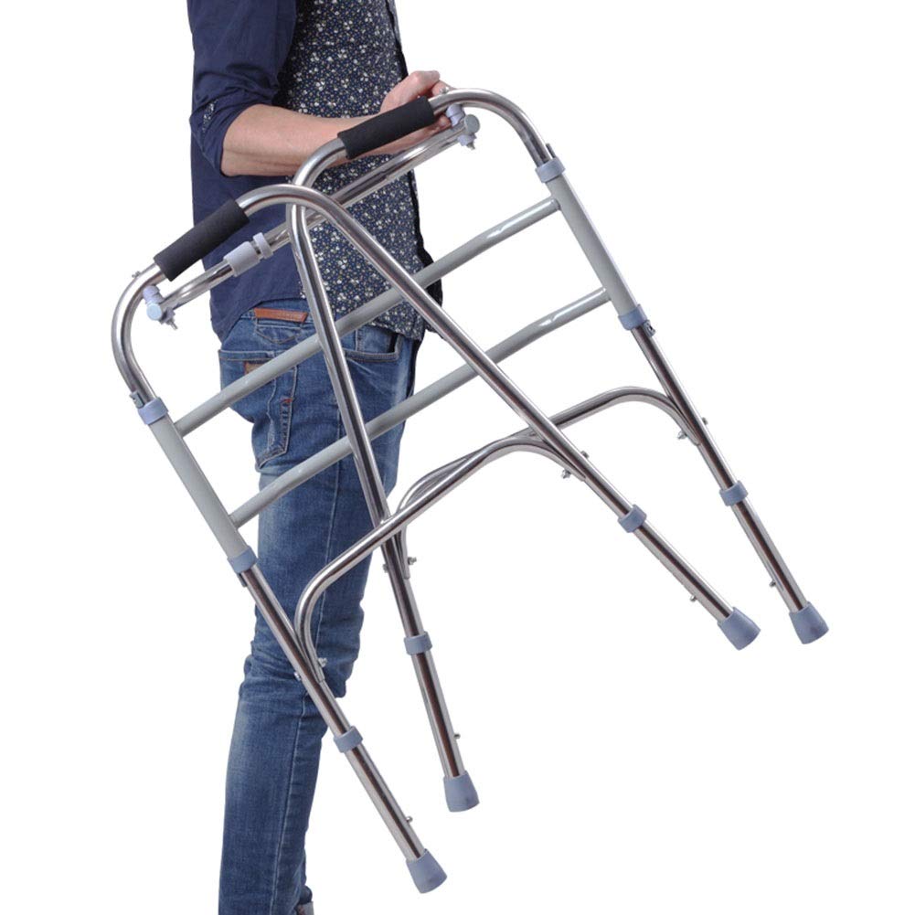 Chodziki dla seniorów, chodzik rollator, starszych niepełnosprawnych otyłych pacjentów wspomagany spacerem wspornik ze stopu aluminium maksymalna nośność 95 kg